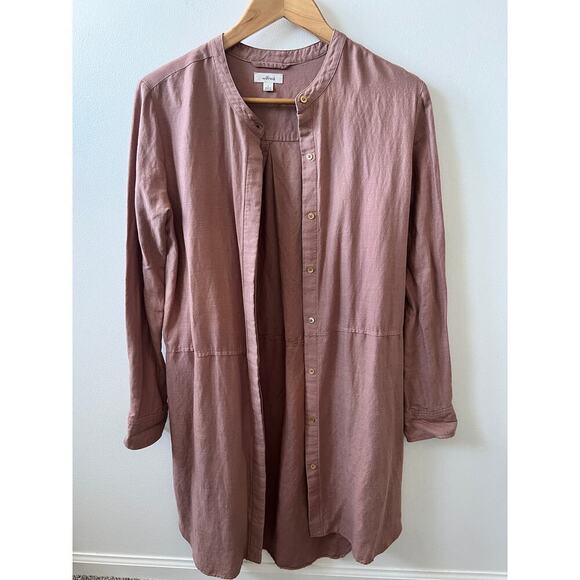 Wilfred Aritizia hidden button down dress women's size small - Picture 2 of 6